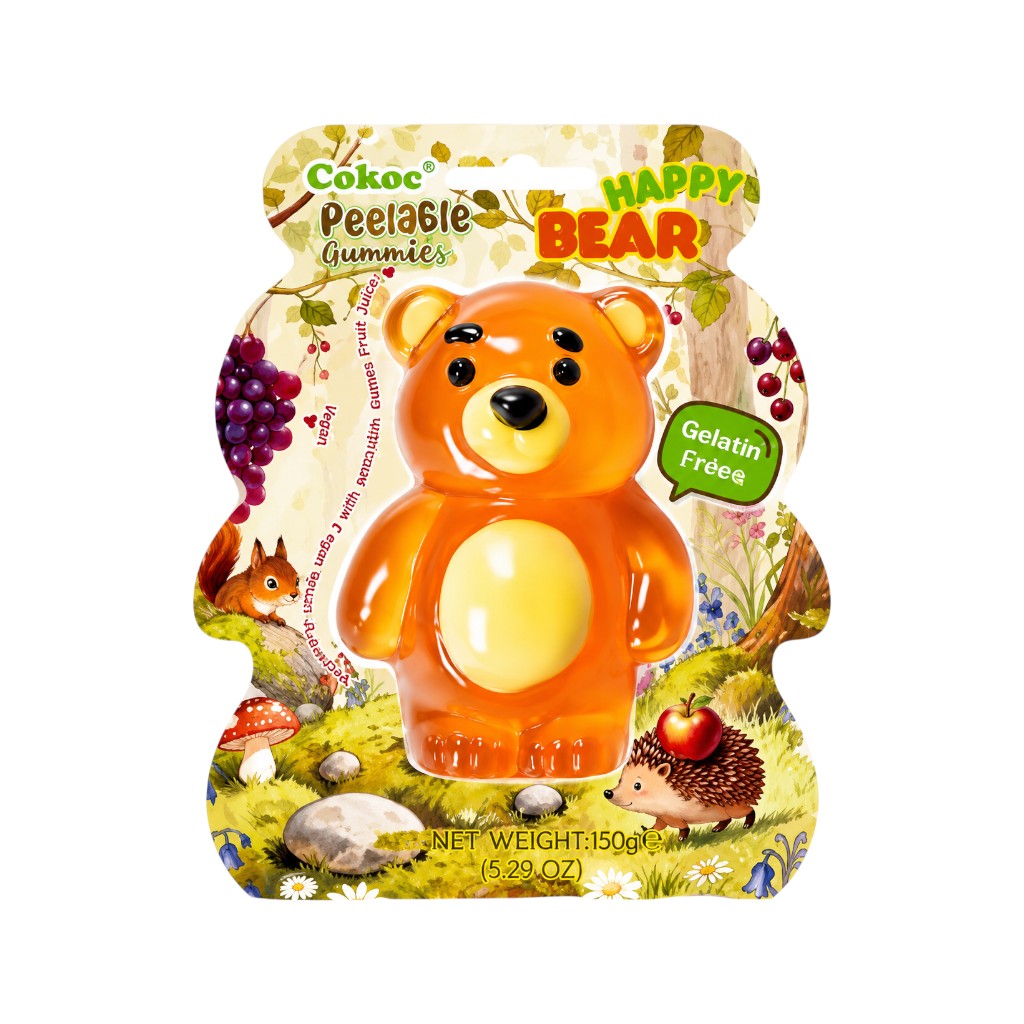 Peeling Gummies Big Bär, 150g