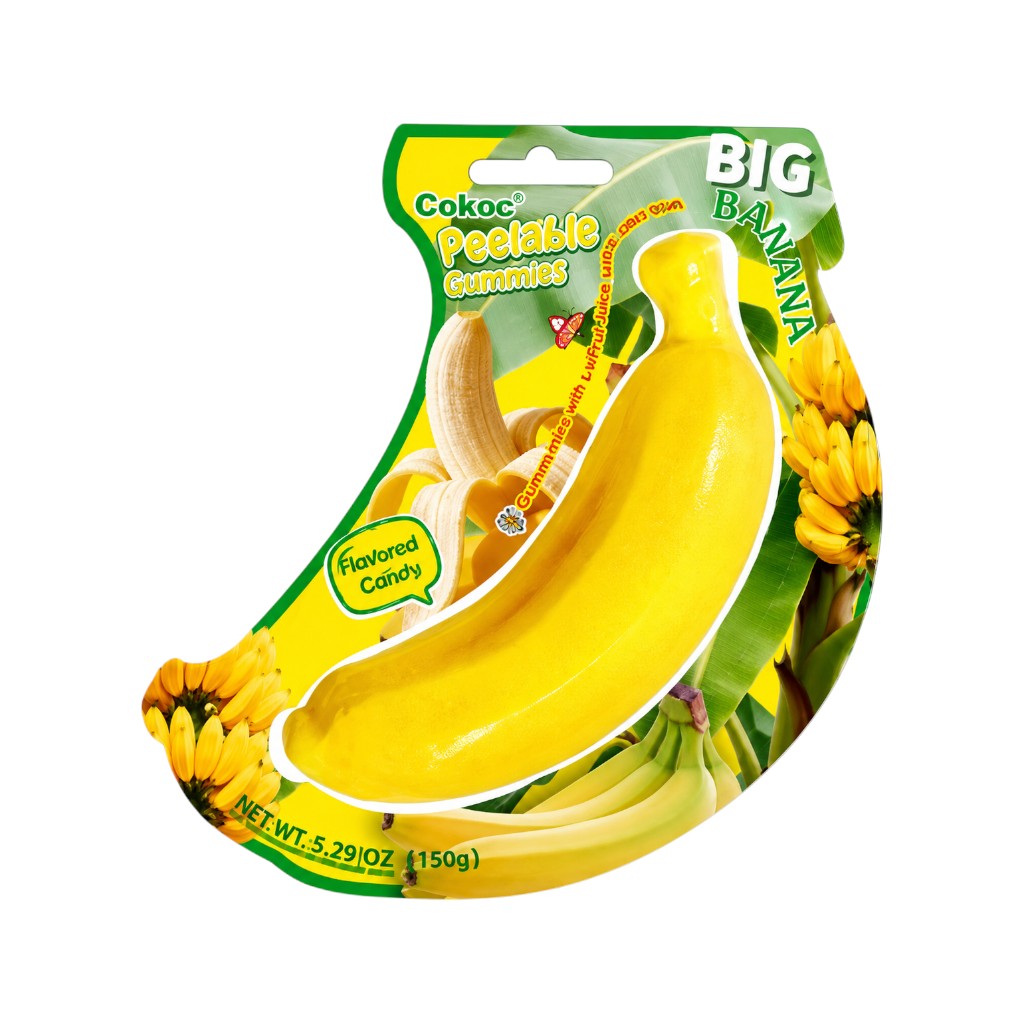 Peeling Gummies Big Banana, 150g