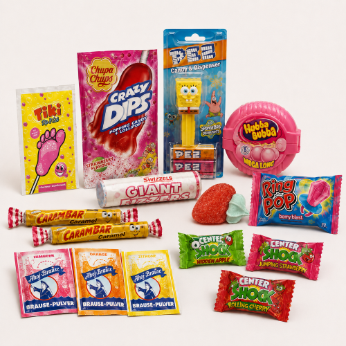 🍬 Retro Box – Kult-Süssigkeiten aus der Kindheit