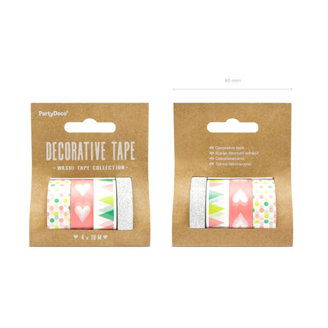 Deko Klebeband, 4 Stück