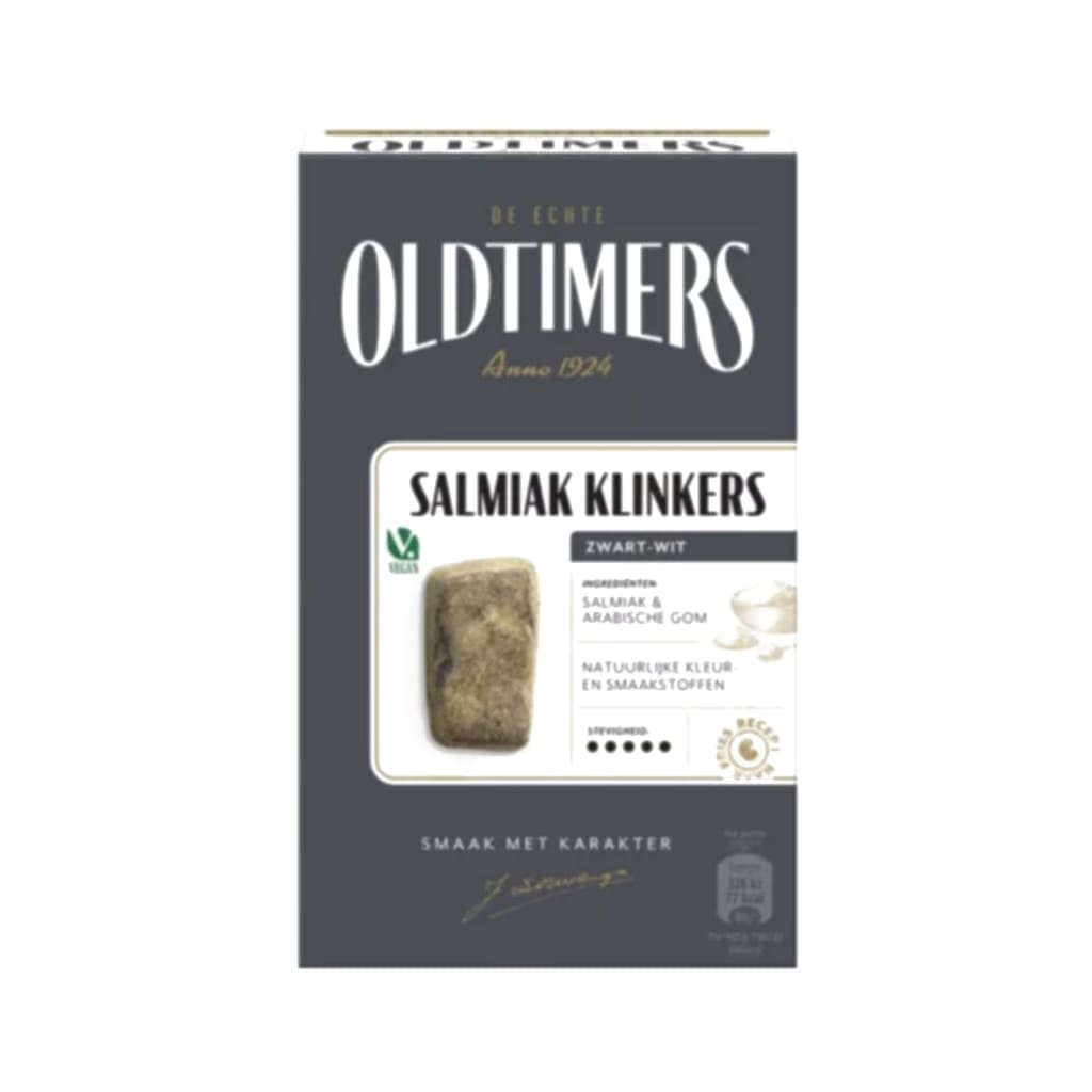 Oldtimers Salmiak Klinkers, 185g