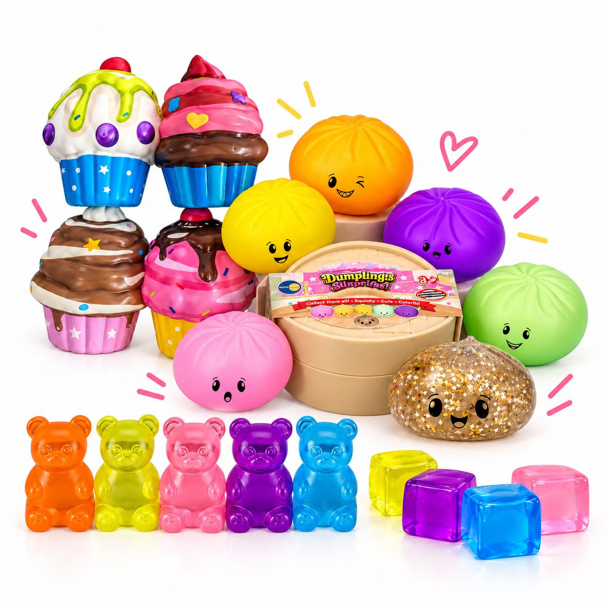 Viral Squishy Box – 4 Trend-Squishys