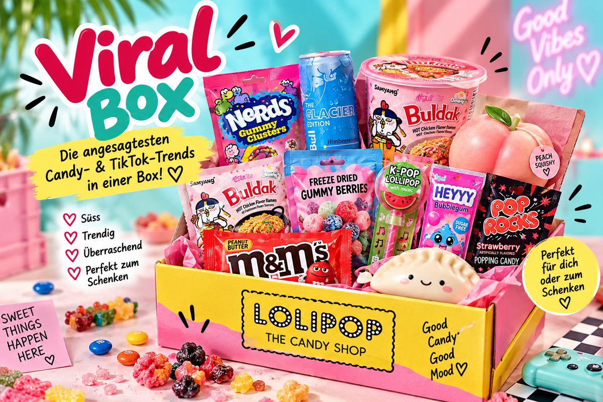 📱 Viral Box – Die grössten TikTok- und Candy-Trends in einer Box