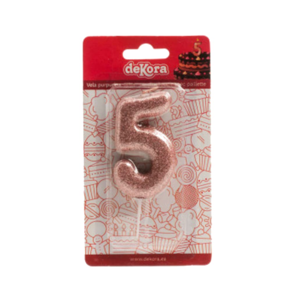 Geburtstagskerze Glitzer