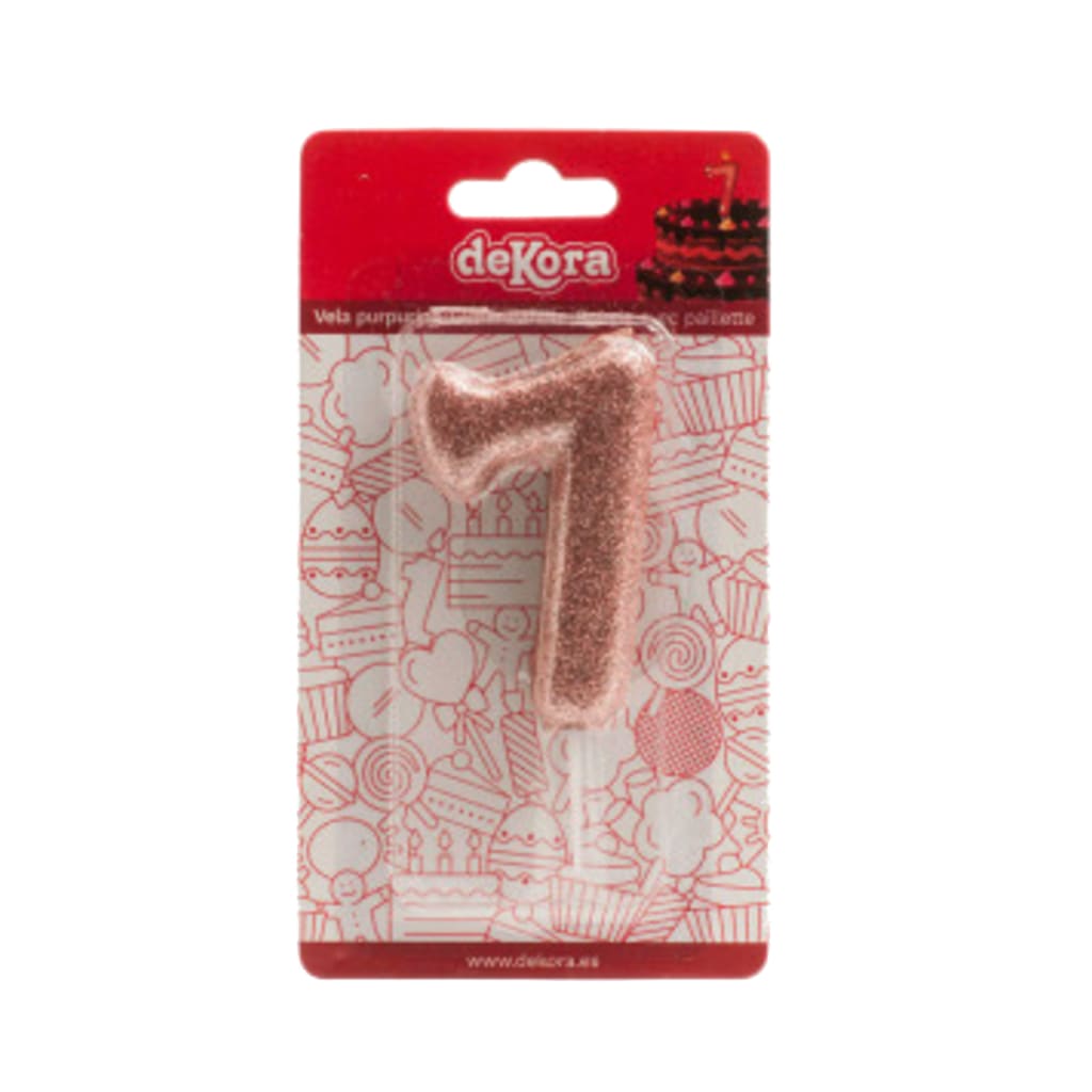 Geburtstagskerze Glitzer