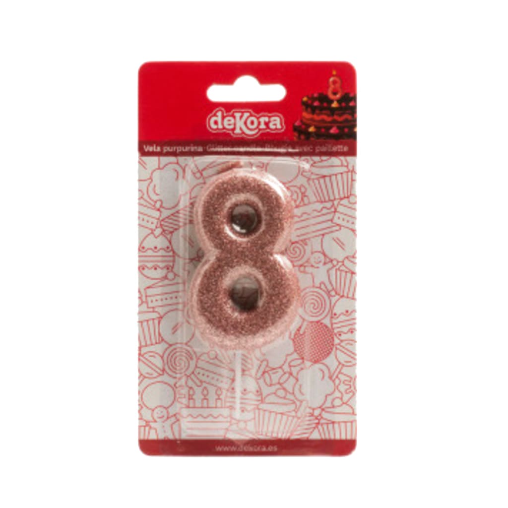 Geburtstagskerze Glitzer