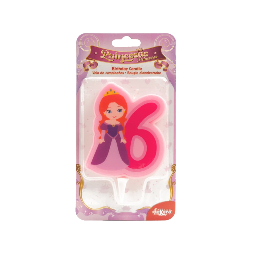 Geburtstagskerze Prinzessin | 6