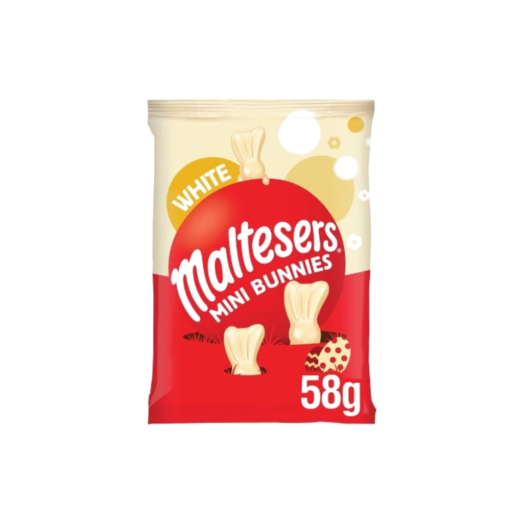 Maltesers Mini Bunnies White Chocolate Bag, 58g