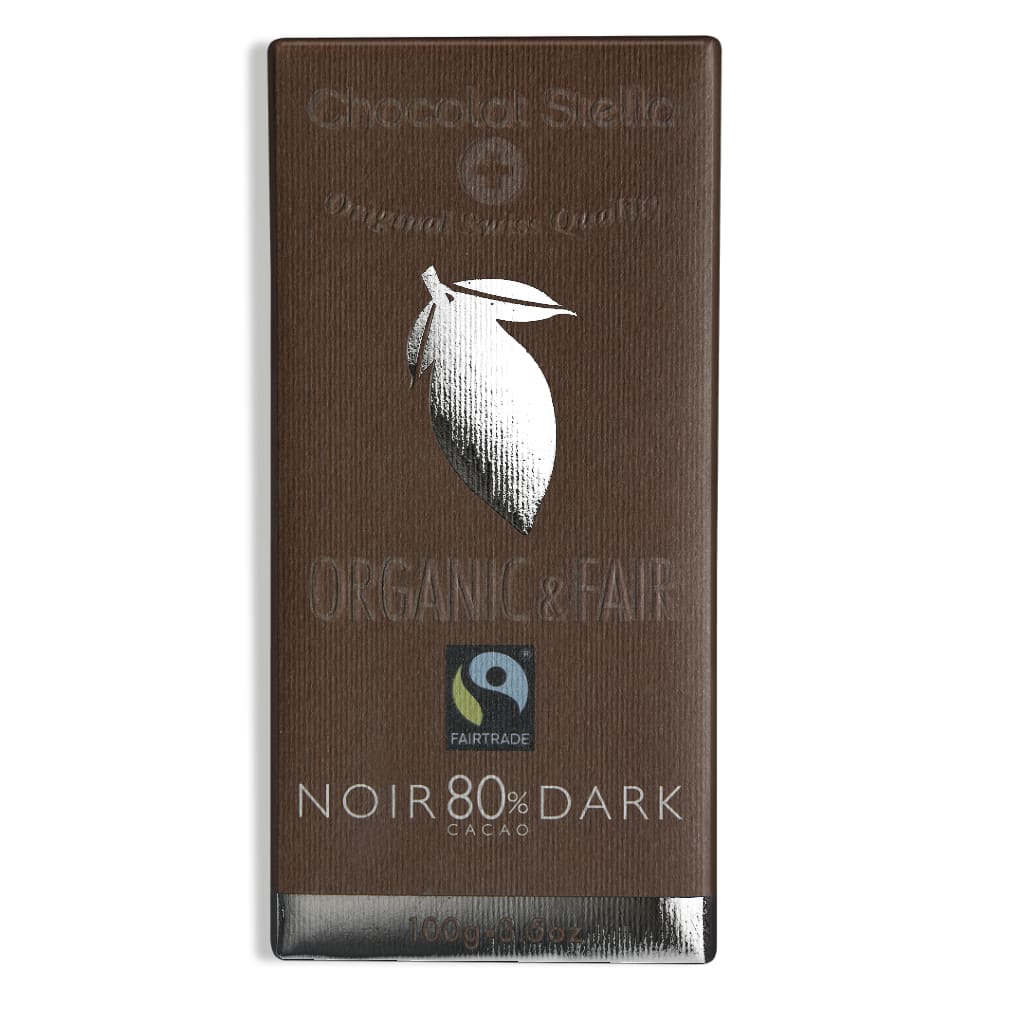 Stella Organic & Fair dunkel 80% Kakao, 100g