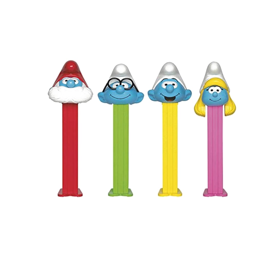PEZ Schlümpfe mit Blister, 17g