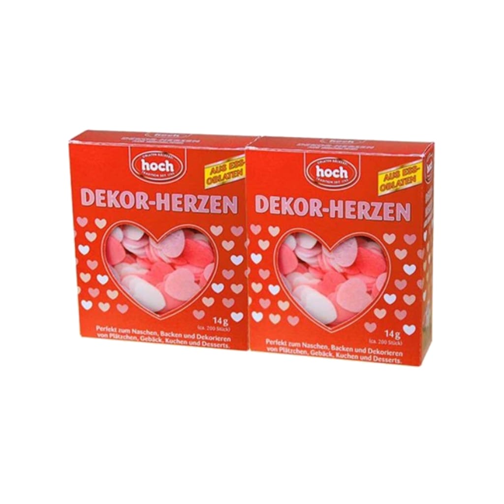 Essbare Dekor-Herzen, 14g