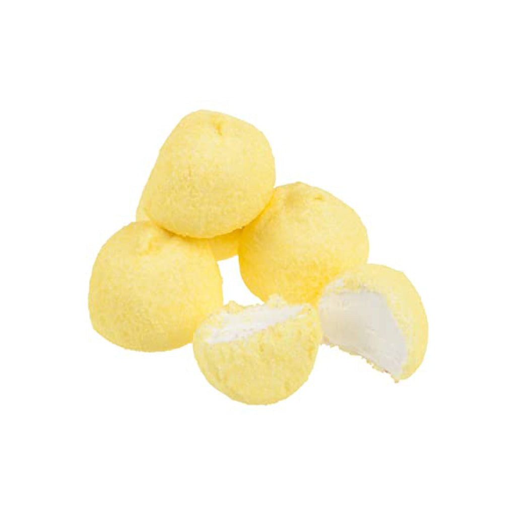 Marshmallows Speckbälle gelb, 1kg