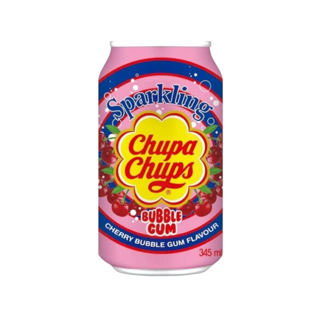 Chupa Chups Sparkling Bubble Gum Kirsch, 345ml