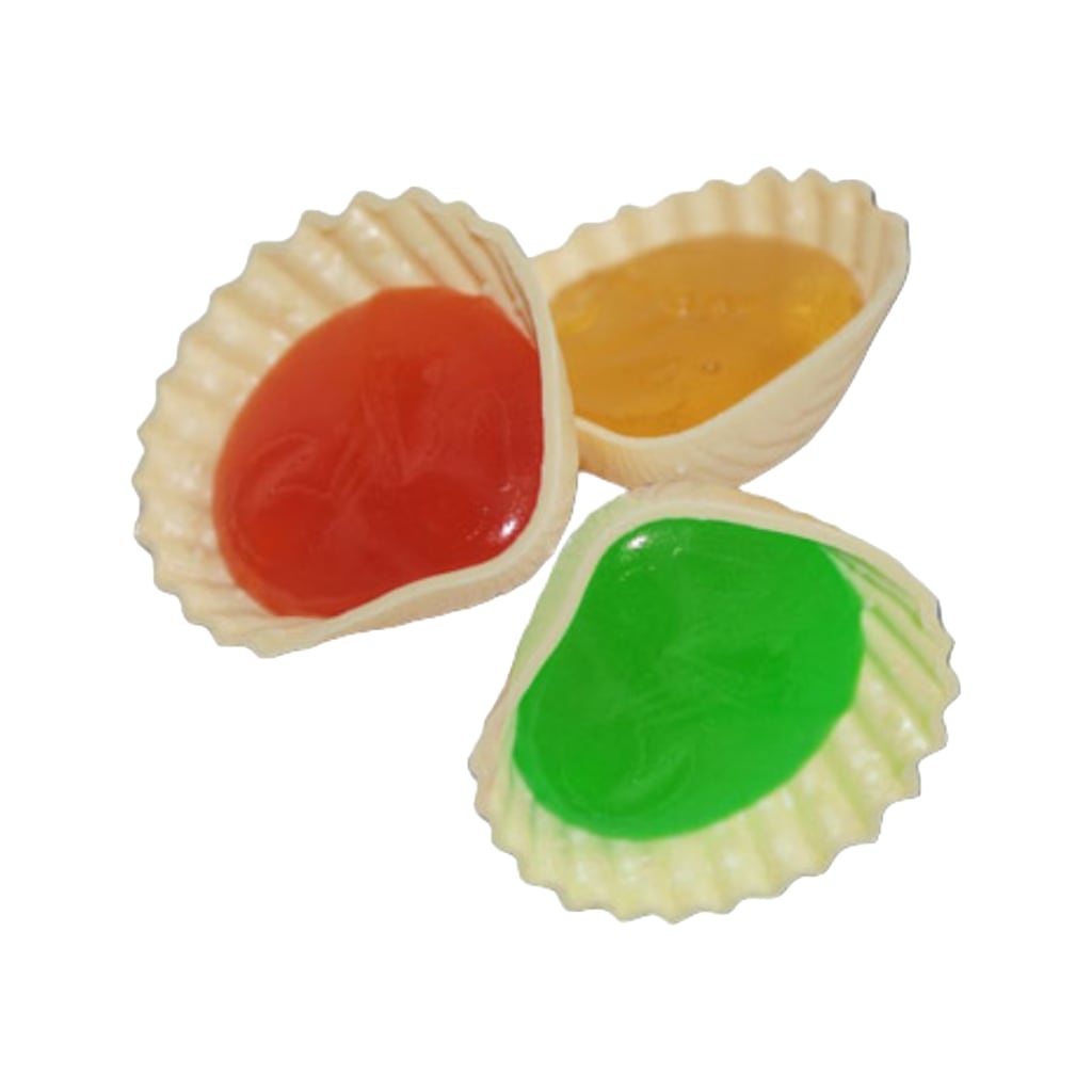 Schleckmuschel farbig, 1 Stück