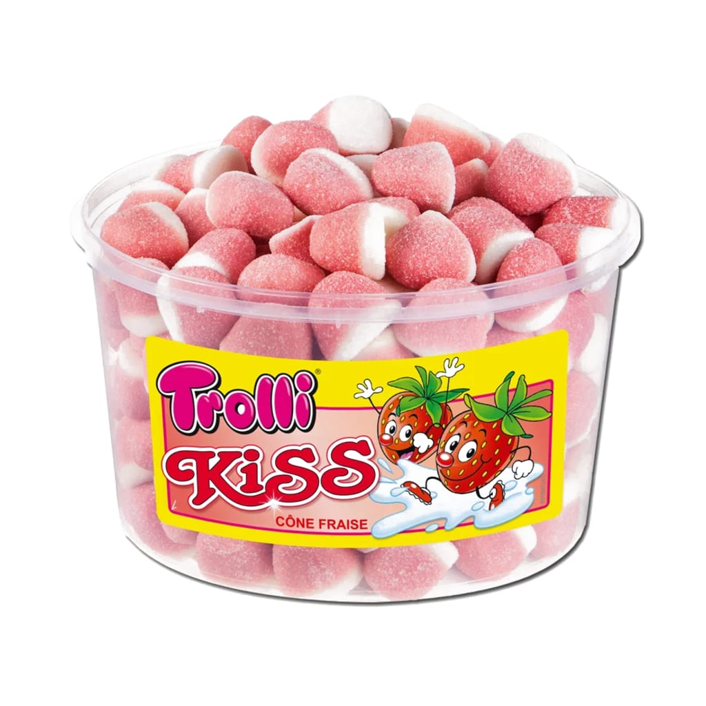Trolli Strawberry Kiss, 975g